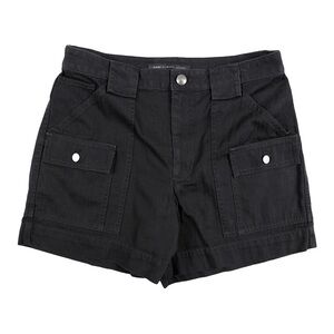 Marc Jacobs Black Greenwich Army Cotton Patch Pocket Shorts Size 4